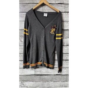 Harry Potter Gryffindor Womens Cardigan Knit Sweater Medium